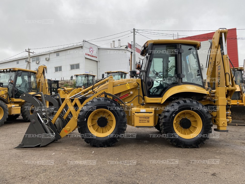 Экскаватор-погрузчик XGMA XG765H-4TX (равновеликие колеса)