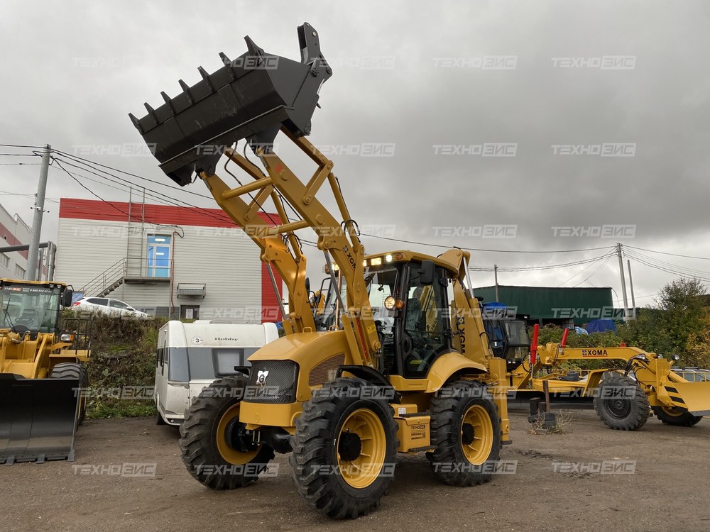 Экскаватор-погрузчик XGMA XG765H-4TX (равновеликие колеса)