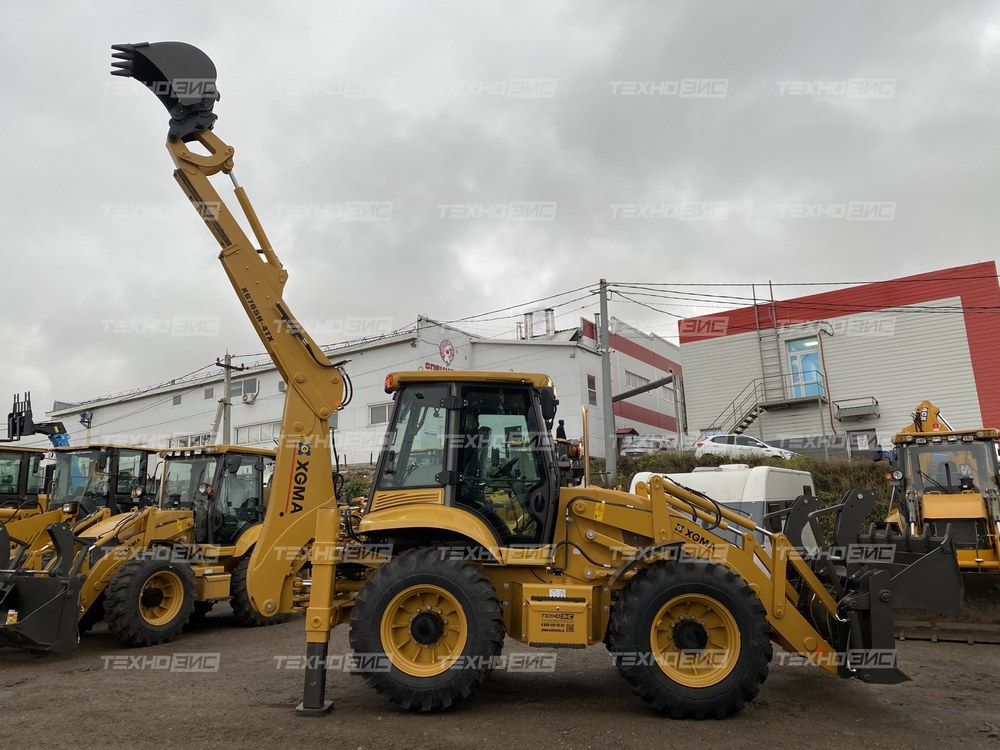 Экскаватор-погрузчик XGMA XG765H-4TX (равновеликие колеса)